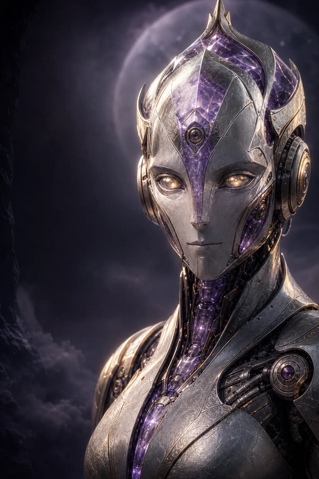 Auralis, the robot guardian of the Koerygise secret path