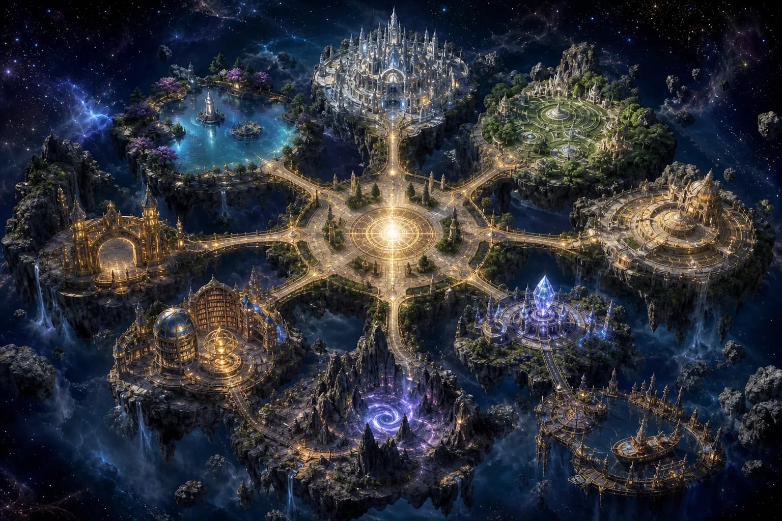 Aerial map of the secret hidden path on Planet Koerygise